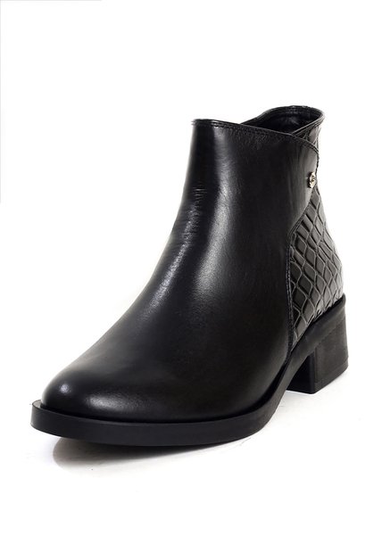 Botín Cuero Mujer Negro Ocai Emilia 001