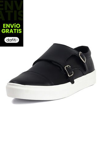 Tenis Cuero Hombre Negro Ocai Renato 001 Ocai