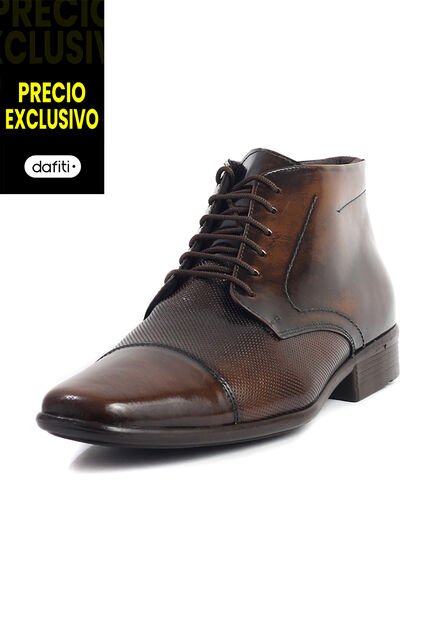 Botín Cuero Hombre Café Ocai Francesco 001