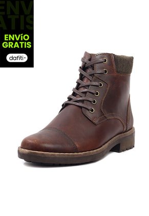 Botas Cuero Hombre Café Ocai Ulises