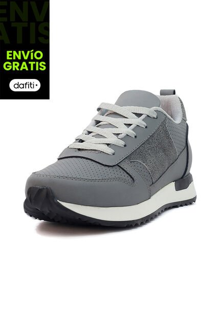Tenis Cuero Hombre Ocai Iván 001 Gris