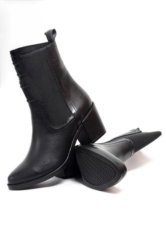 Bota Mujer Cuero Negro OCAi MA0125 Ocai