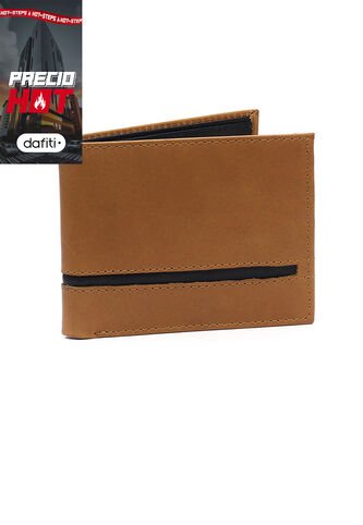 Billetera Cuero Para Hombre Miel OCAi MCD02 Ocai