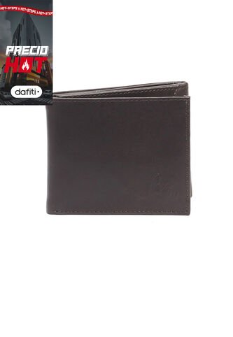 Billetera Cuero Para Hombre Café OCAi MCD08 Ocai