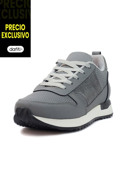Tenis Cuero Hombre Ocai Iván 001 Gris