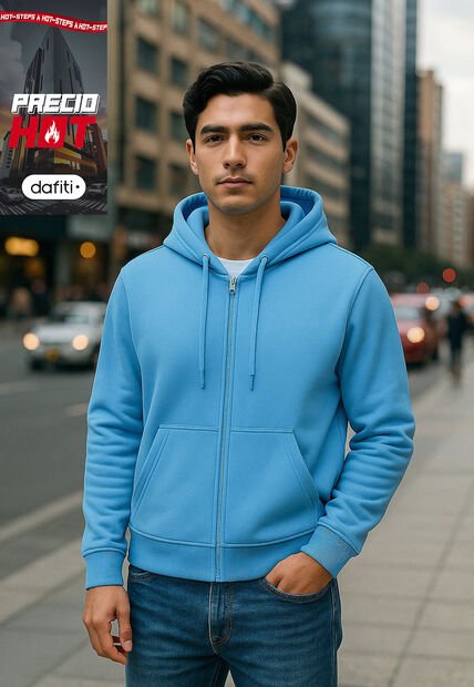 Buzo Hombre Azul Claro Ocai SH004