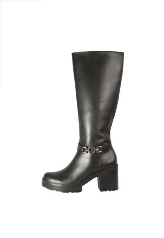 Botas Cuero Mujer Negro Ocai Mila 001 Ocai