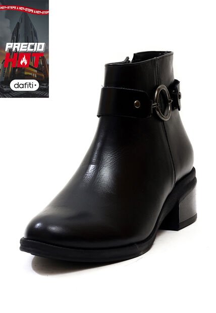 Botín Cuero Mujer Negro Ocai Lorenza 001