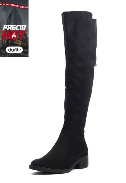 Bota Extra-larga Mujer Negra Ocai Tefy 001