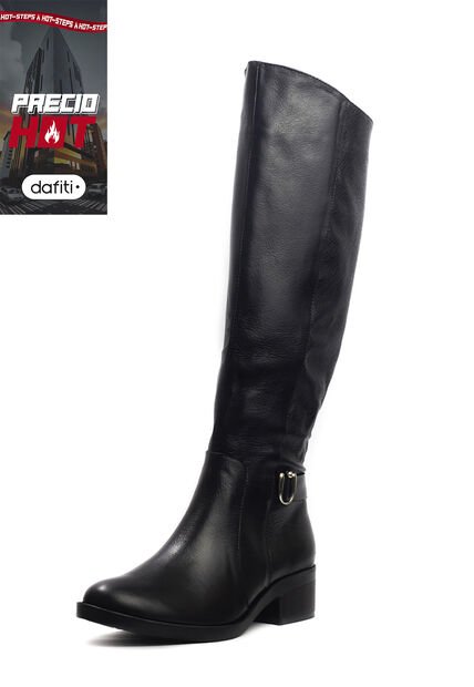 Bota Mujer Cuero Negro Ocai Lore 001