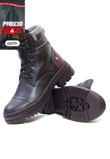 Bota Mujer Cuero Negro OCAi Berlín
