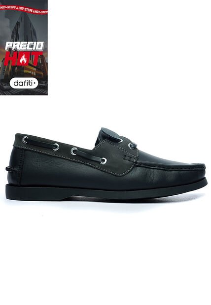 Zapato Apache Cuero Negro Ocai