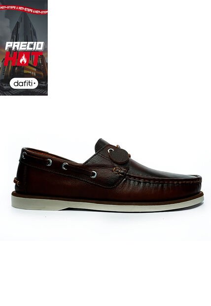 Zapato Apache Cuero Miel Espazolado Ocai