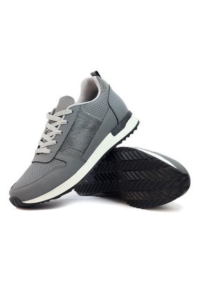 Tenis Cuero Hombre Ocai Iván 001 Gris
