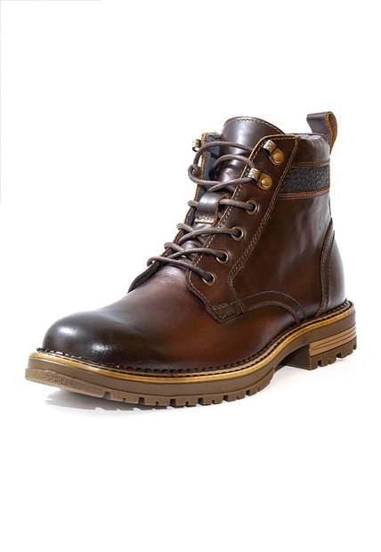 Botas Casuales Cuero Genuino Hombre Café Cognac Ocai B101