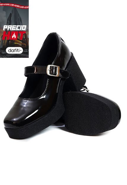 Zapatos De Tacón Mafalda Negro Ocai Ginebra 002