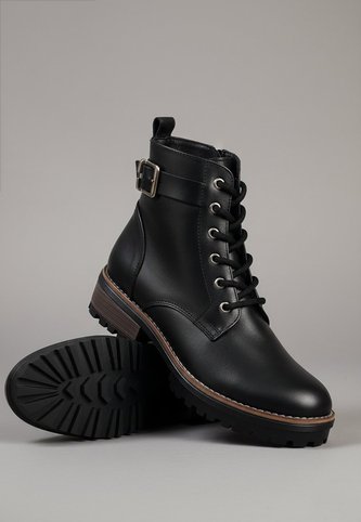 Bota Mujer Cuero Negro OCAi Bliss Ocai