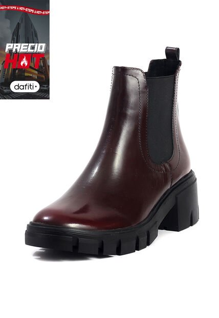 Bota Mujer Cuero Vino OCAi Eliza