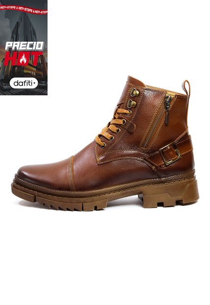 Botas Cuero Hombre Miel Ocai Turín 001
