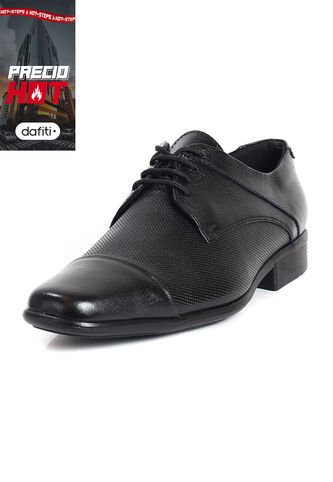 Zapato Hombre Cuero Negro Ocai Tomás 001 Ocai