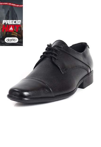 Zapato Hombre Cuero Negro Ocai Tomás 001