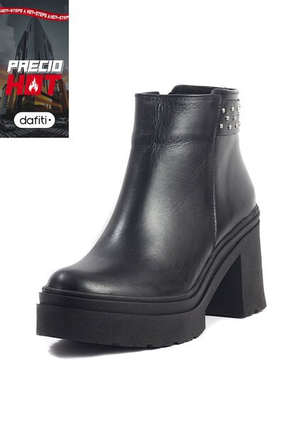Botines Cuero Mujer Negro Ocai Diro 001