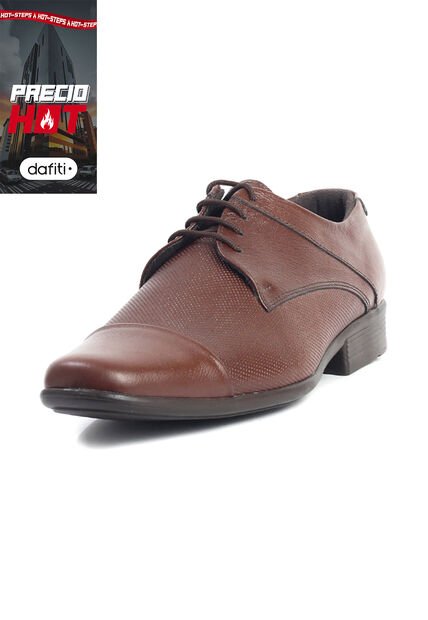 Zapato Cuero Hombre Miel Ocai Leo 001