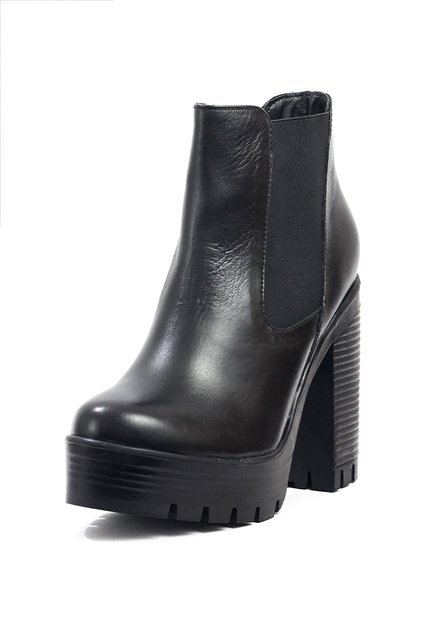 Bota Mujer Cuero Negro OCAi Renata