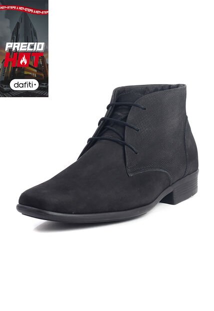 Botín Cuero Hombre Negro Ocai Alejandro 001