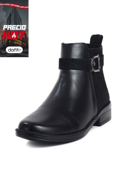 Botines Mujer Cuero Negro Ocai J03