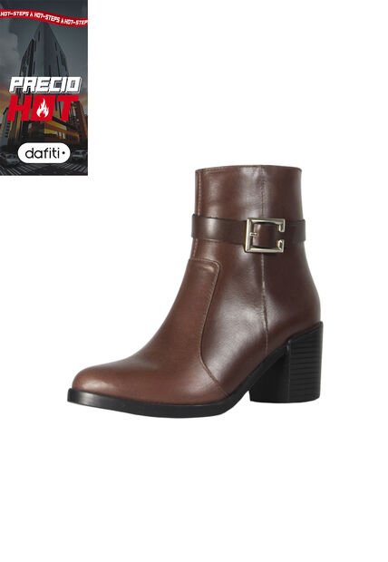 Botines Cuero Mujer Miel Ocai Dalia 001