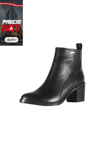 Botines Cuero Mujer Negro Ocai Gala 001