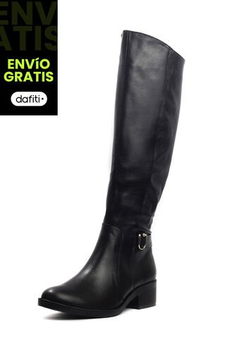 Bota Mujer Cuero Negro Ocai Lore 001 Ocai