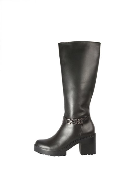 Botas Cuero Mujer Negro Ocai Mila 001