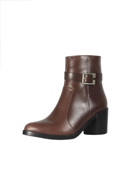 Botines Cuero Mujer Miel Ocai Dalia 001
