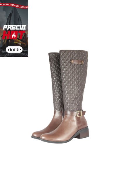 Botas Cuero Mujer Miel Ocai Diane 001
