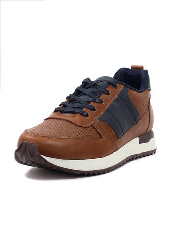Tenis Cuero Hombre Ocai Iván 001 Miel Ocai
