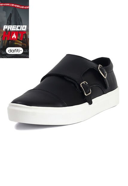 Tenis Cuero Hombre Negro Ocai Renato 001