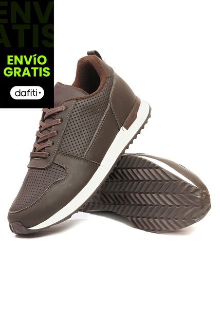Tenis Cuero Hombre Café Ocai Iván 002