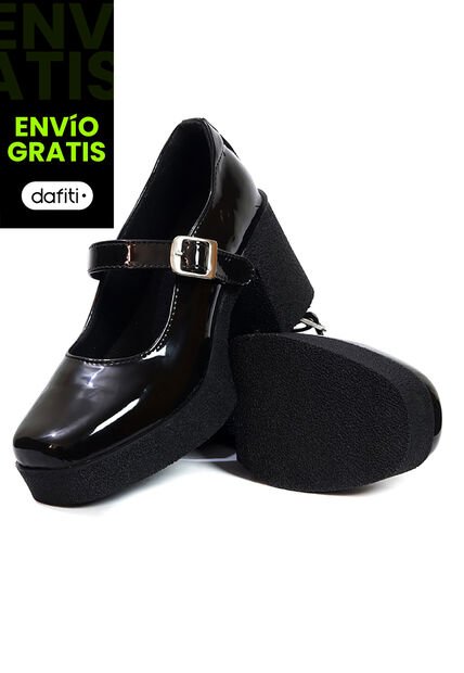 Zapatos De Tacón Mafalda Negro Ocai Ginebra 002