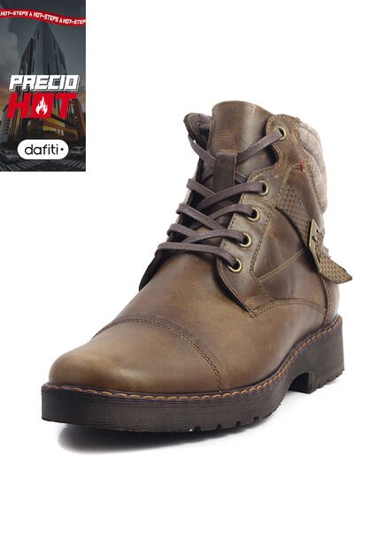 Bota Cuero Hombre Tierra Ocai Moscú