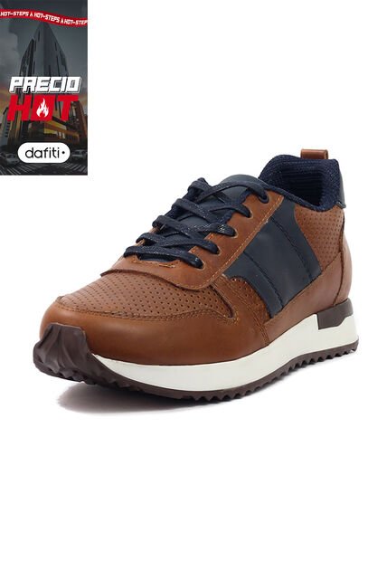 Tenis Cuero Hombre Ocai Iván 001 Miel