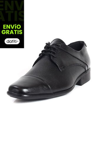 Zapato Hombre Cuero Negro Ocai Tomás 001 Ocai