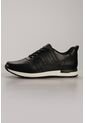 Tenis Cuero Para Hombre Negro Con Diseño Sofisticado Nero de Ocai