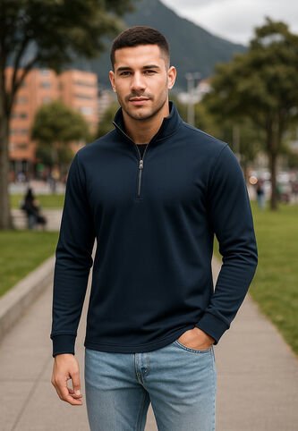 Buzo Hombre Azul Navy Ocai SHMC002 Ocai