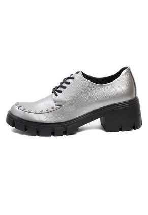 Mocasín Oxford Cuero Plata Ocai Georgia
