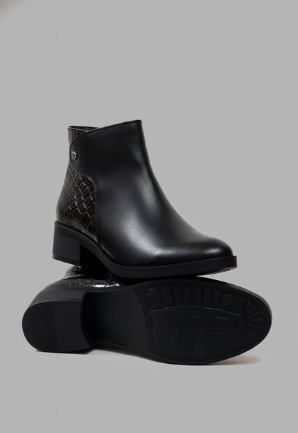 Bota Cuero Mujer Negro Ocai Luxe