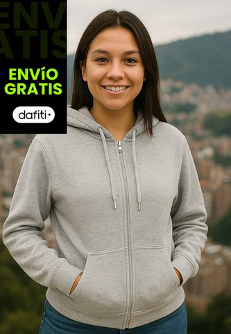 Buzo Mujer Gris Jaspe Claro Ocai SM002 Ocai