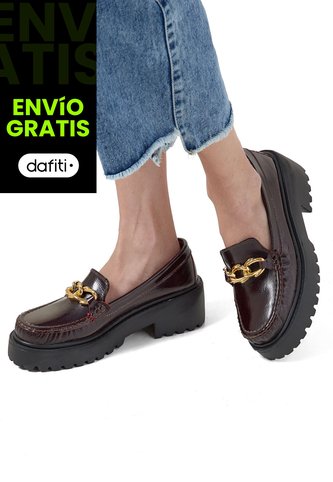 Mocasines Cuero Vinotinto Ocai Amber 001 Ocai
