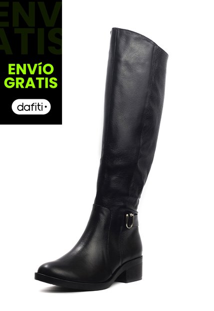 Bota Mujer Cuero Negro Ocai Lore 001